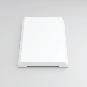 CHAMBRANLE TRAPEZE BLANC  7x225CM