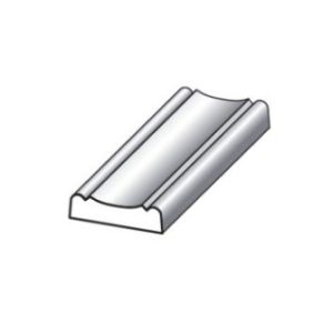 BAGUETTE 9x39x2400mm bois dur blanc