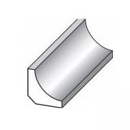 corniche chêne massif 27x27mm 240cm