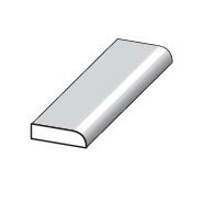 COUVRE-JOINT 05x22x2100mm pin prépeint