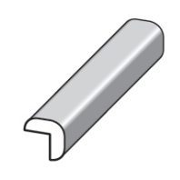 MOULURE ANGLE 15x15x2700mm BOIS DUR BLANC