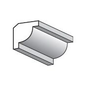 MOUL. PLAFOND 23x23mm PIN PEFC 240