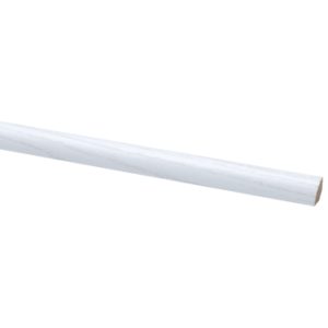 QUART DE ROND 13x13x2600mm MDF revêtu frêne blanc