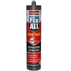 SOUDAL FIX ALL HIGH TACK BLANC mastic/colle